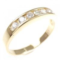 K18YG ダイヤモンド リング 0.31CT