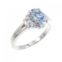 PT アクアマリン リング 0.45CT