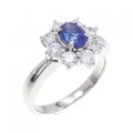 PT サファイヤ リング 0.77CT