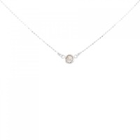K18WG ダイヤモンド ネックレス 0.30CT