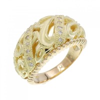 K18YG ダイヤモンド リング 0.10CT