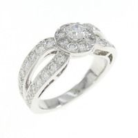 750WG ダイヤモンド リング 0.20CT