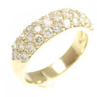 K18YG パヴェ ダイヤモンド リング 1.00CT