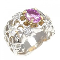 PT/K18YG サファイヤ リング 1.708CT
