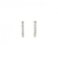 K18WG ダイヤモンド ピアス 0.30CT