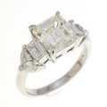 PT ダイヤモンド リング 2.707CT VLY VS1 エメラルドカット