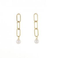 【新品】K18YG アコヤパール ピアス 4mm