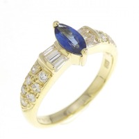K18YG サファイヤ リング 0.46CT