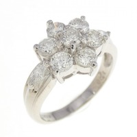 PT フラワー ダイヤモンド リング 1.00CT