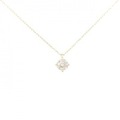 K18YG ソリティア ダイヤモンド ネックレス 0.40CT