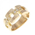 K18YG ダイヤモンド リング 0.17CT