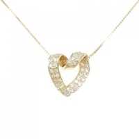 K18YG パヴェ ダイヤモンド ネックレス 0.31CT