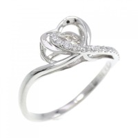 PT ハート ダイヤモンド リング 0.08CT