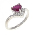 PT ルビー リング 0.77CT