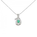 PT エメラルド ネックレス 0.31CT