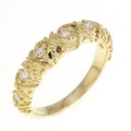 K18YG ダイヤモンド リング 0.13CT