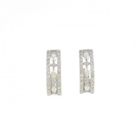【新品】PT ダイヤモンド ピアス 0.54CT