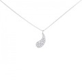 K18WG ダイヤモンド ネックレス 0.78CT