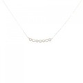【リメイク】K18YG ダイヤモンド ネックレス 0.20CT