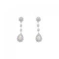 【新品】PT ダイヤモンド ピアス 0.76CT