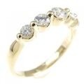 K18YG ダイヤモンド リング 0.54CT