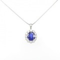 【リメイク】PT サファイヤ ネックレス 4.68CT スリランカ産