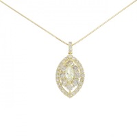【新品】K18YG ダイヤモンド ネックレス 1.00CT