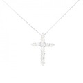 PT クロス ダイヤモンド ネックレス 2.00CT