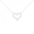 PT ハート ダイヤモンド ネックレス 1.00CT