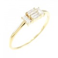 K18YG ダイヤモンド リング 0.20CT