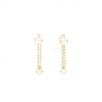 K18YG ダイヤモンド ピアス 0.67CT