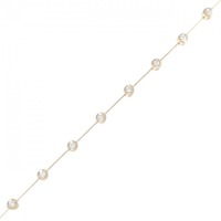 K18PG ダイヤモンド ブレスレット 0.30CT