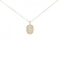 K18YG ダイヤモンド ネックレス 0.14CT