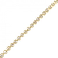 K18YG ダイヤモンド ブレスレット 2.04CT