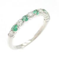 PT エメラルド リング 0.18CT