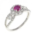 PT ルビー リング 0.28CT