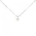 PT ソリティア ダイヤモンド ネックレス 0.16CT