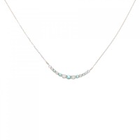 K18YG トルマリン ネックレス 0.08CT