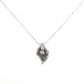 K18WG/K18BG ダイヤモンド ネックレス 0.09CT
