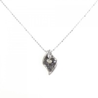 K18WG/K18BG ダイヤモンド ネックレス 0.09CT
