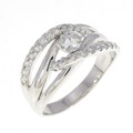 K18WG ダイヤモンド リング 0.40CT
