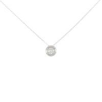 K18WG ダイヤモンド ネックレス 0.26CT