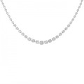 K18WG ダイヤモンド ネックレス 3.00CT
