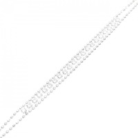 K18WG ダイヤモンド ブレスレット 0.60CT