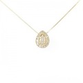 K18YG 2WAY ダイヤモンド ネックレス 0.32CT