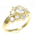 K18YG ダイヤモンド リング 1.02CT