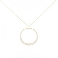 K18YG ダイヤモンド ネックレス 0.48CT