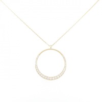K18YG ダイヤモンド ネックレス 0.48CT
