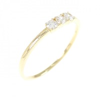 【リメイク】K18YG ダイヤモンド リング 0.15CT