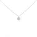 K18WG ダイヤモンド ネックレス 0.10CT